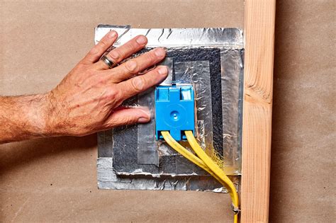 insulate around electrical boxes|insulation pads for electrical outlets.